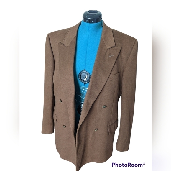 Vintage Robert Di Camerino Cashmere And Wool Blazer Jacket - Picture 4 of 14